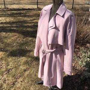 Michael Kors Light Rose Spring Lined Trench Coat M